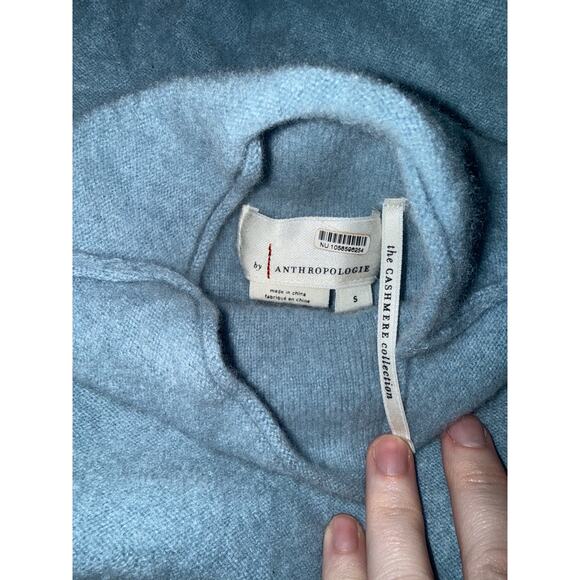 Anthropologie Cashmere Collection Sleeveless Mock Neck Sweater Small - Picture 4 of 4